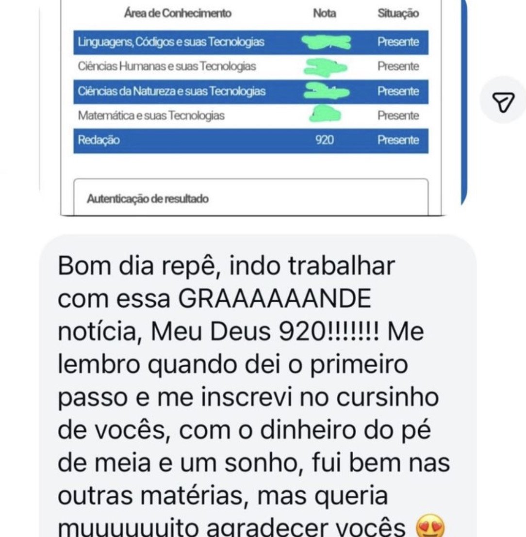Depoimento de aluno 5
