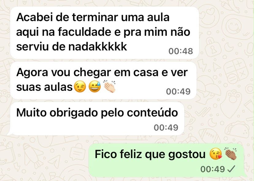 Depoimento de aluno 10