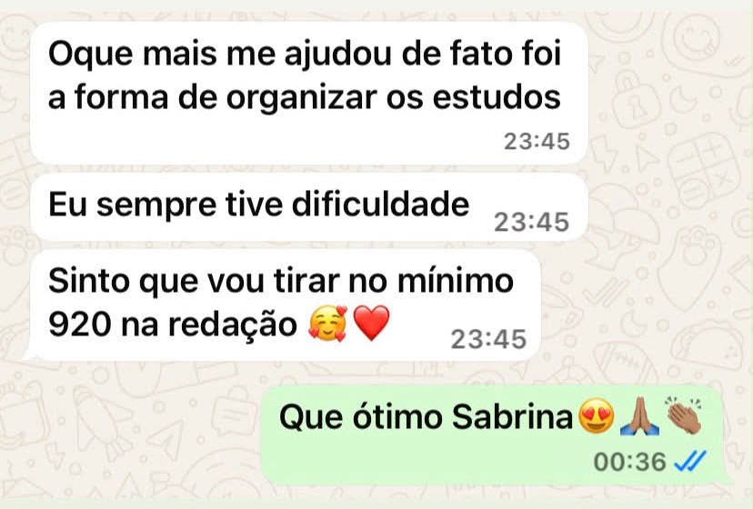 Depoimento de aluno 12