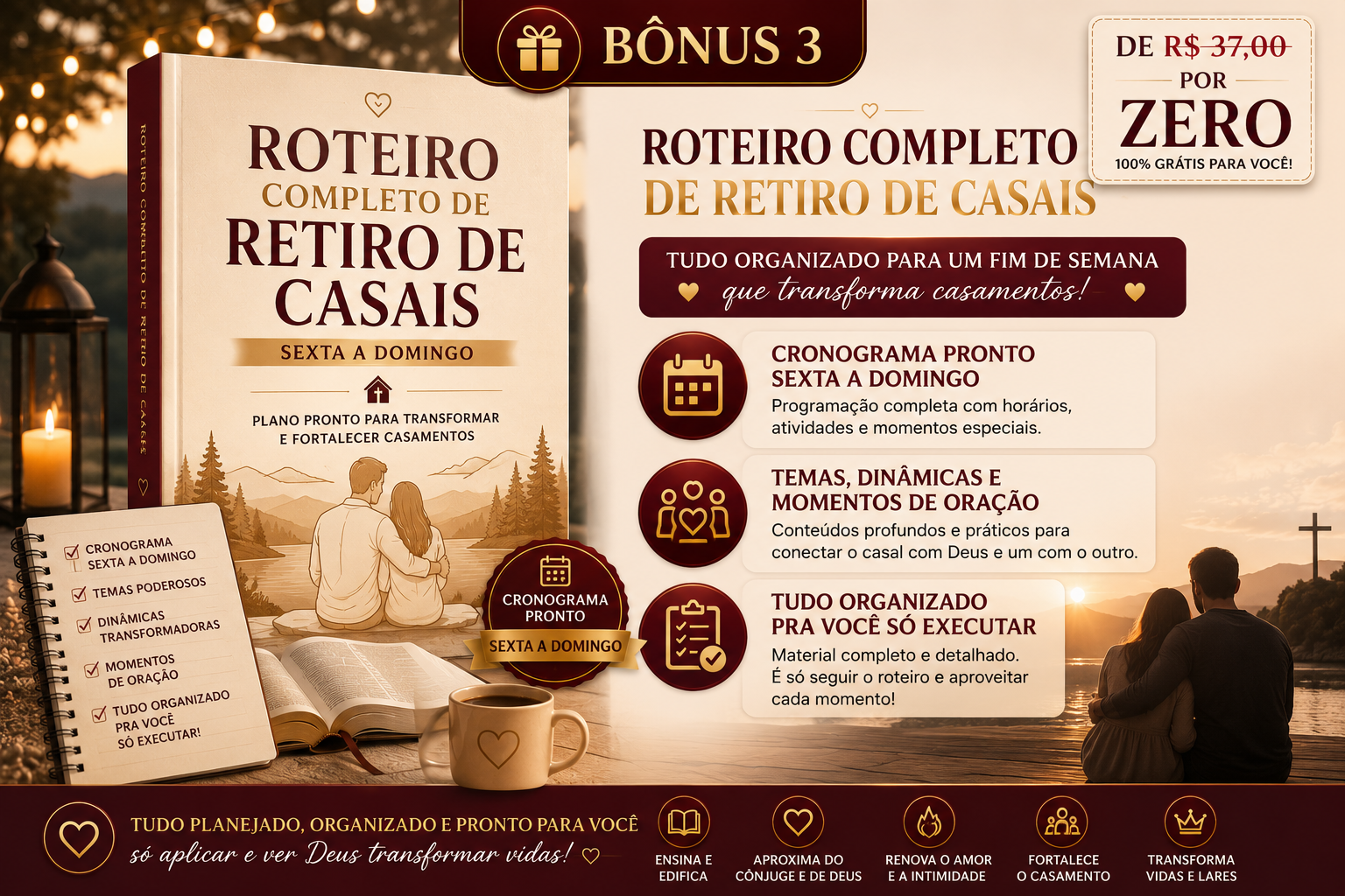 Roteiro Completo de Retiro de Casais