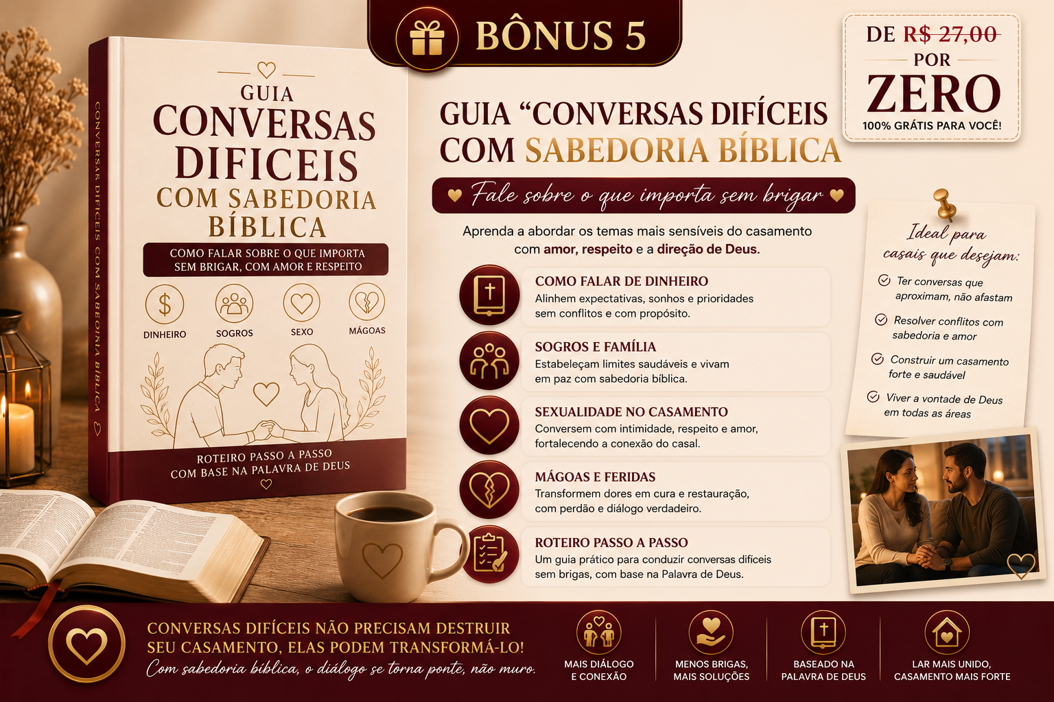 Guia "Conversas Difíceis com Sabedoria Bíblica"